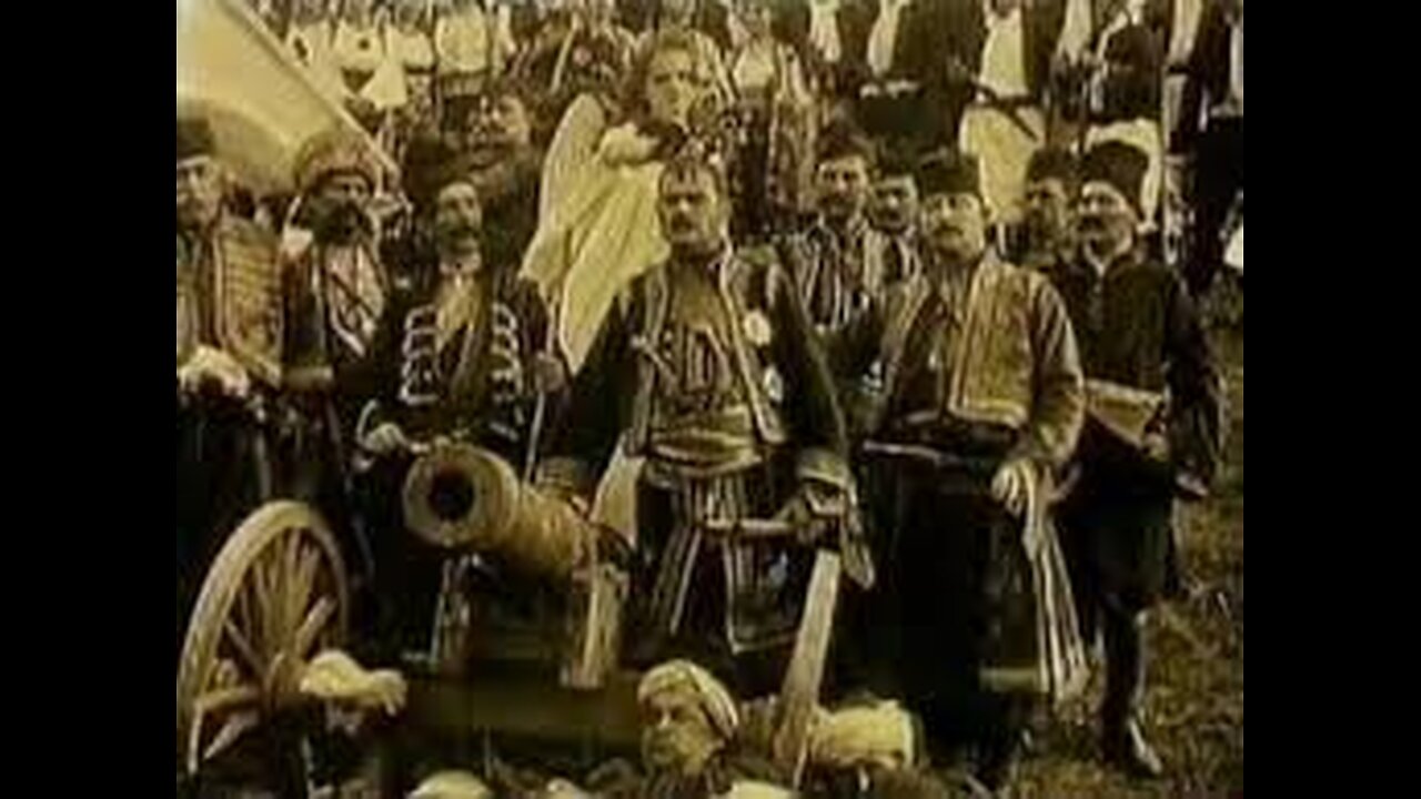 THE LIFE AND DEEDS OF THE IMMORTAL LEADER KARAĐORĐE (1911). Sepia with added English titles