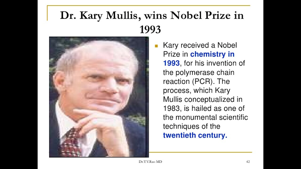 PCR INVENTOR KARY MULLIS TALK'S ABOUT FAUCI'S INCOMPETENCE