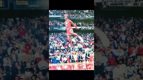 Michael Jordan ICONIC DUNK🔥#nba #basketball #michaeljordan