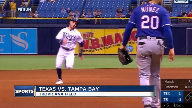 Jake Faria gets 1st win since July, Tampa Bay Rays beat Texas Rangers 4-2