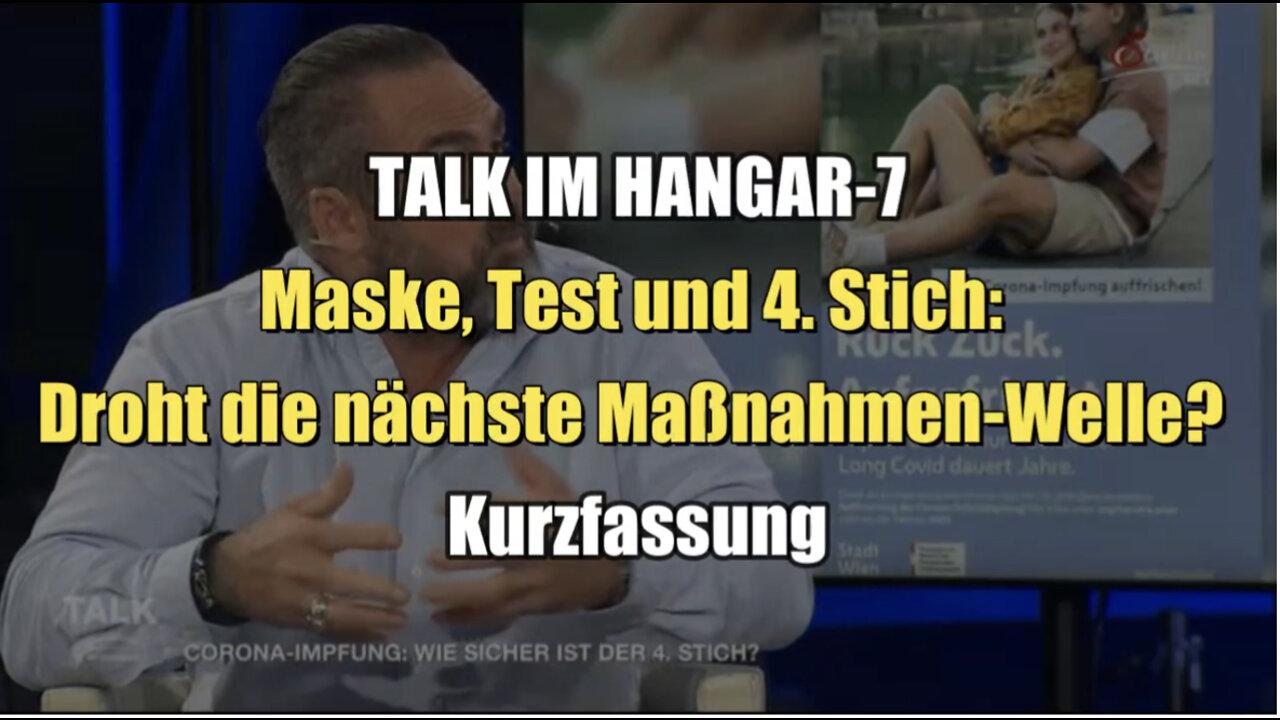 Maske, Test und 4. Stich: Droht die nächste Maßnahmen-Welle? KURZFASSUNG (Servus TV I 08.09.2022)