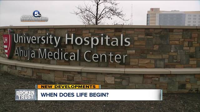 Judge to decide if an embryo is a person in University Hospitals fertility clinic case