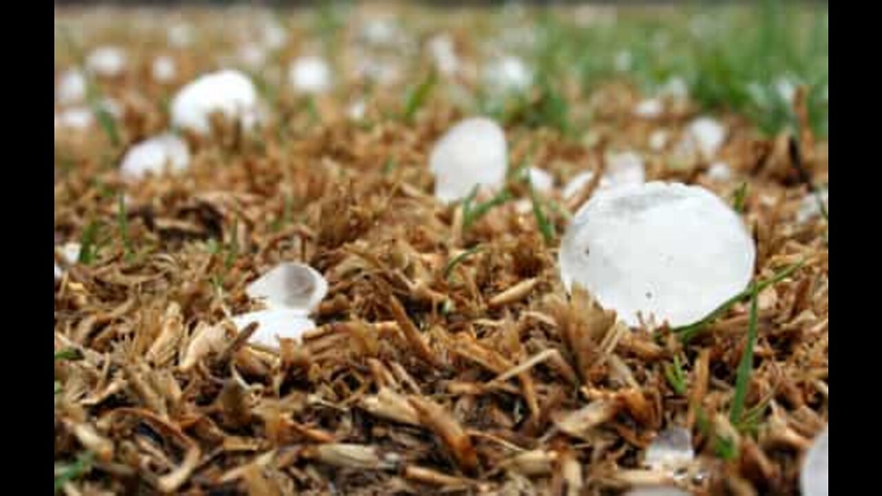 Violenta tempestade de granizo atinge a Carolina do Norte (EUA)