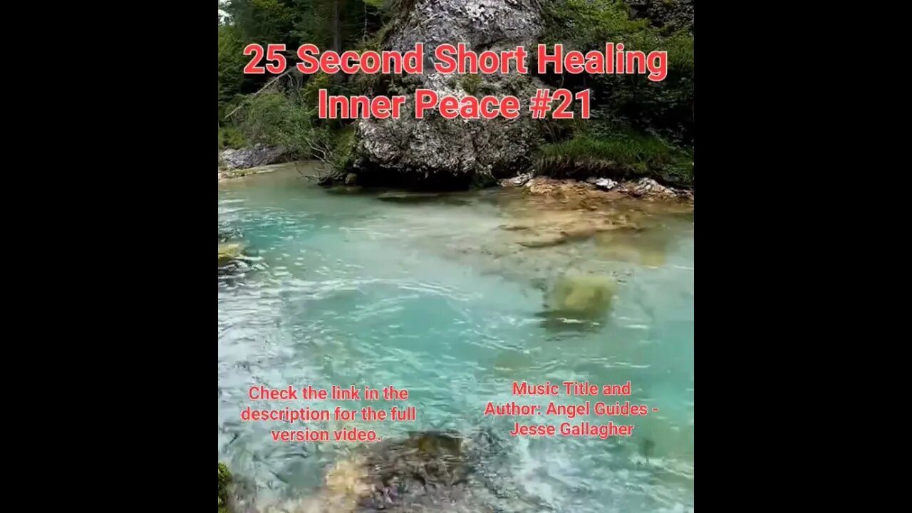 25 Second Short Healing Inner Peace | Meditation Music | Angel Guides | #21 #Meditation #shorts