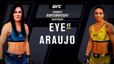 EA Sports UFC 4 Gameplay Viviane Araujo vs Jessica Eye