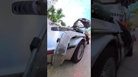 Back to the Future #shorts #deloreanmotorcars #insta360