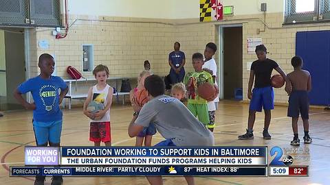 The Urban Children Foundation works to support kids in Baltimore