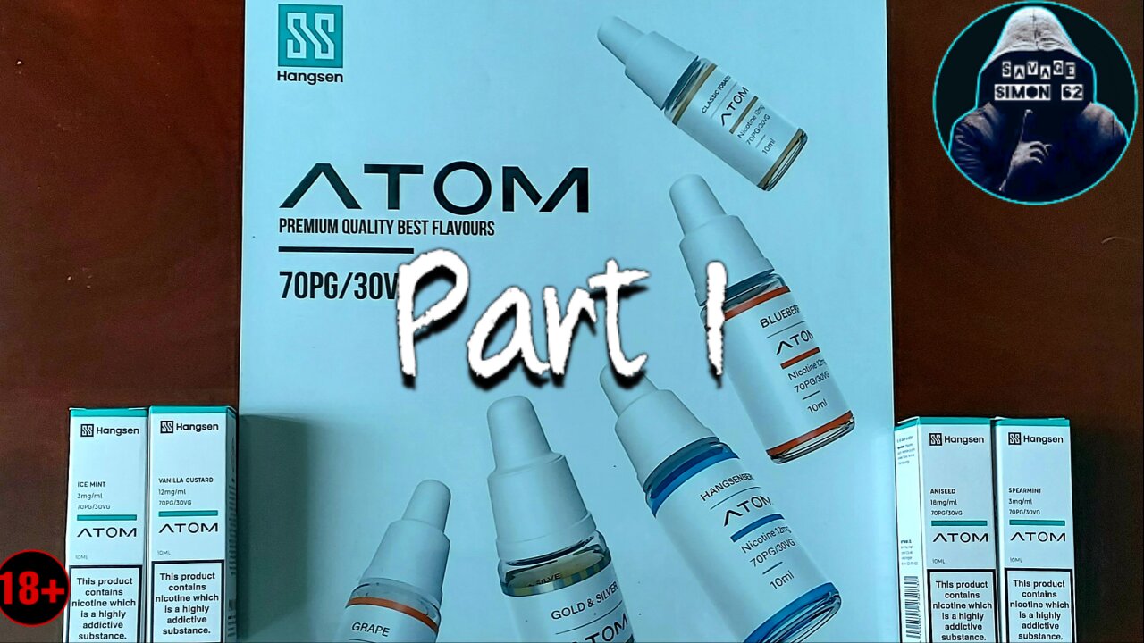 ATOM E-LIQUID RANGE BY HANGSEN 🔞 #classicseliquid #atomeliquids #eliquid #vape