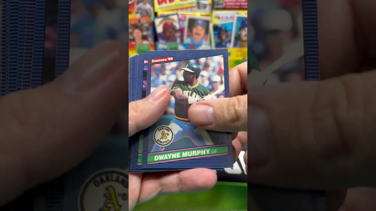 1986 Donruss Baseball Pack #shorts