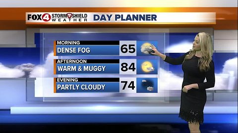 FORECAST: Dense AM Fog, Warm & Humid