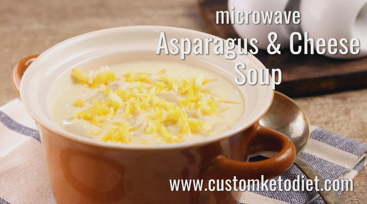 Microwave Asparagus and Cheese Soup