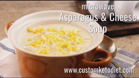 Microwave Asparagus and Cheese Soup