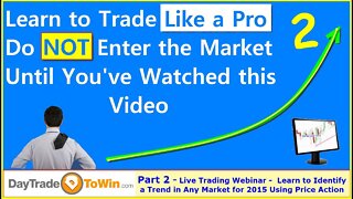 Buy-Sell-Profit-Stops Part 2 Learn Day Trading to Win Secrets with Price Action Success