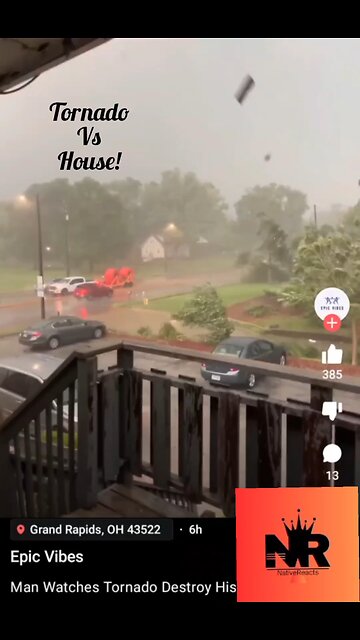 Tornado Destroys HOUSE 🏠 🌪️