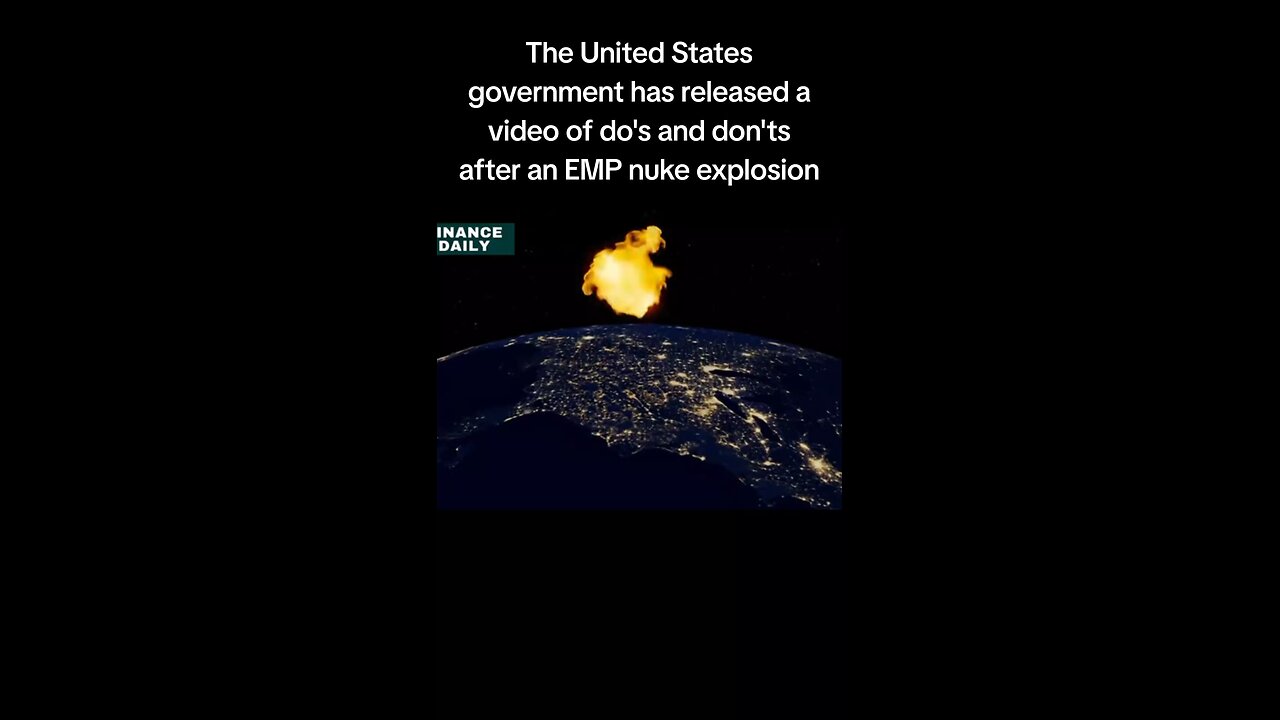 EMP Attack - What to do!