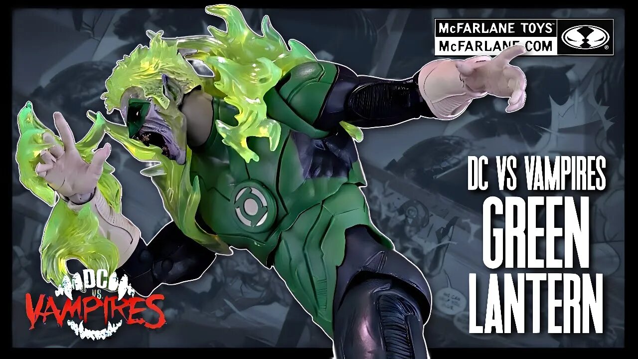 McFarlane Toys DC Vs Vampires Gold Label Edition Hal Jordan Figure @TheReviewSpot