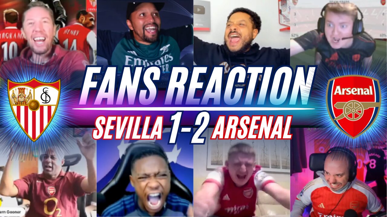 ARSENAL FANS REACTION TO SEVILLA 1-2 ARSENAL | CHAMPIONS LEAGUE