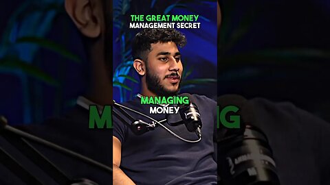 Ahmad tells you the Biggest Secret to Managing your Money! 💰#shorts