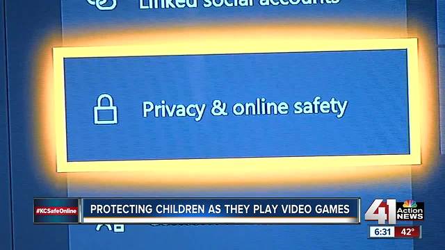 Protecting kids while they play video games