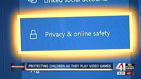 Protecting kids while they play video games