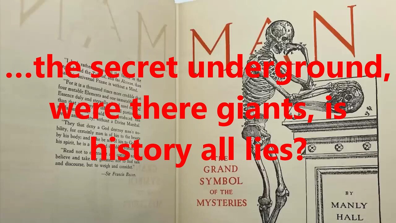 …the secret underground, were there giants, is history all lies?