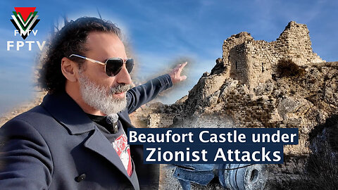 Beaufort Castle Under Zionist Attack: Laith Marouf & Hadi Hotaitt Inspect Damage to Crusader Castle.