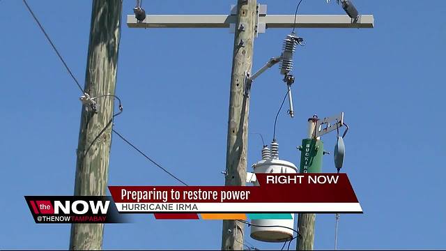 Preparing to restore power after Hurricane Irma