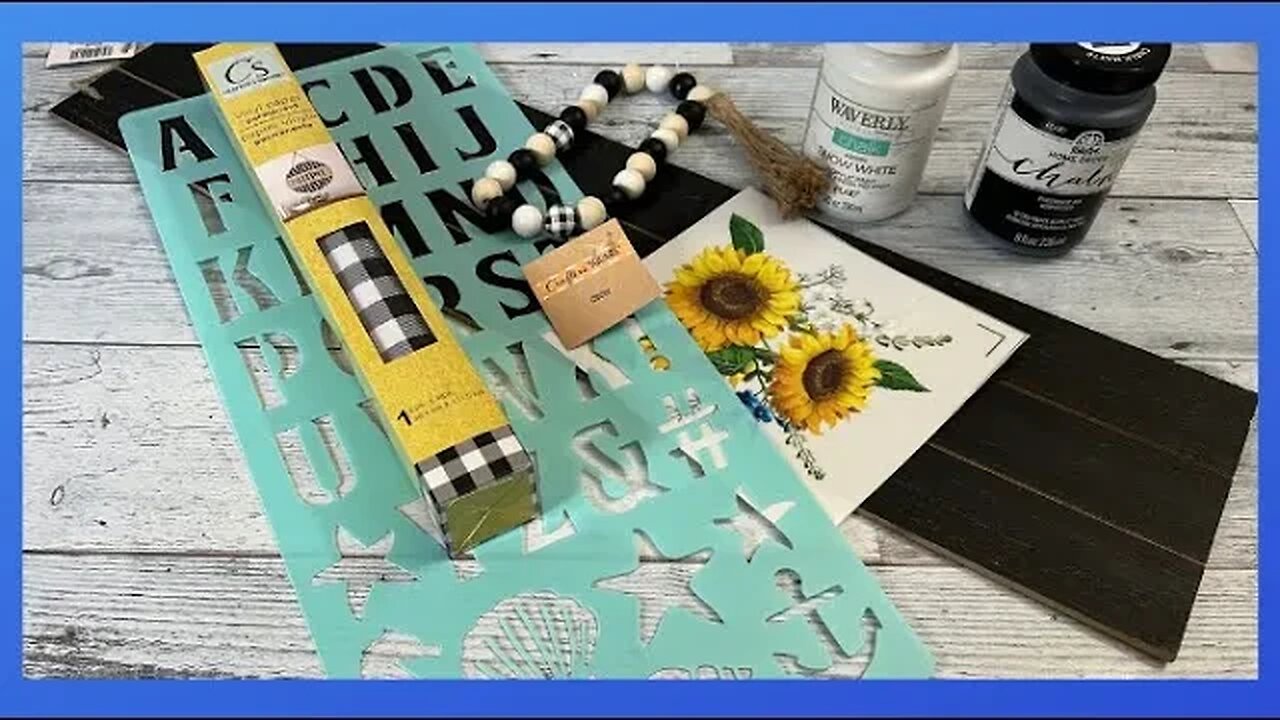 Sunflower Welcome Hanger || Using Dollar Tree Vinyl || Just 1 Easy Craft