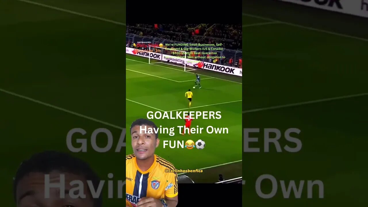 GOALKEEPERS Having Their Own FUN😂⚽️ #soccer #football #goalkeeper #sports #fifa #dribbling #fifa23