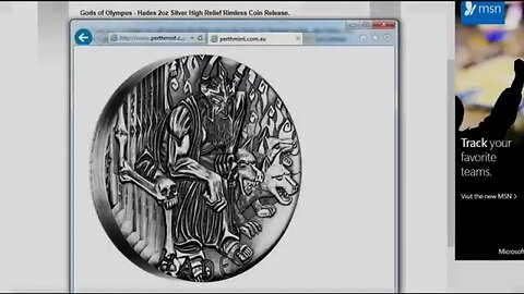 Gods Of Olympus Hades Silver High Relief Coin Pre-Ordered