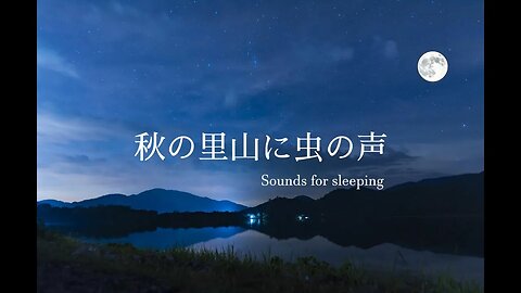 静かに流れる里山の初秋の夜♫虫の声のBGM・7時間30分バージョン