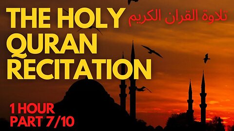 THE HOLY QURAN RECITATION تلاوة القران الكريم Part 7/10 2023