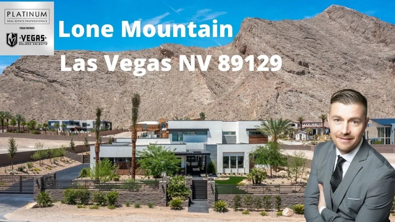 Driving tour of Lone Mountain, Las Vegas NV 89129