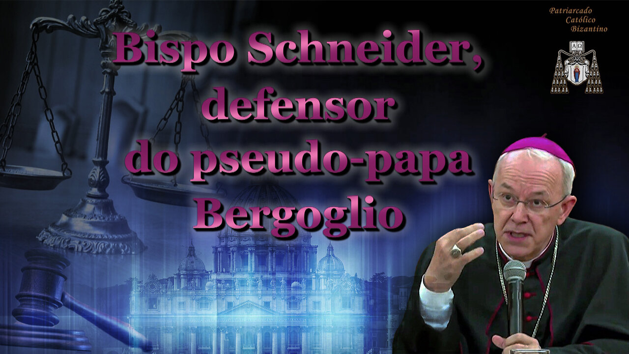 Bispo Schneider, defensor do pseudo-papa Bergoglio