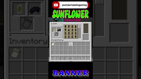 Sunflower Banner | Minecraft