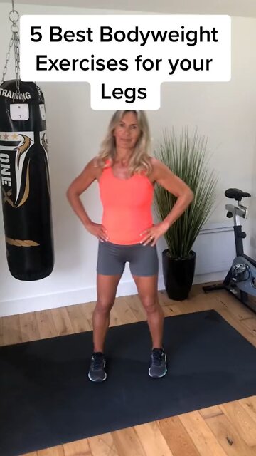 5 Best Bodyweight Exercises For Your Legs 🦵🔥