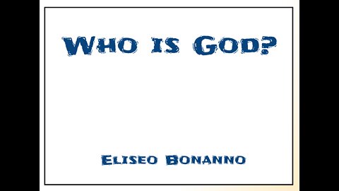 DO YOU KNOW THE NAME OF GOD?