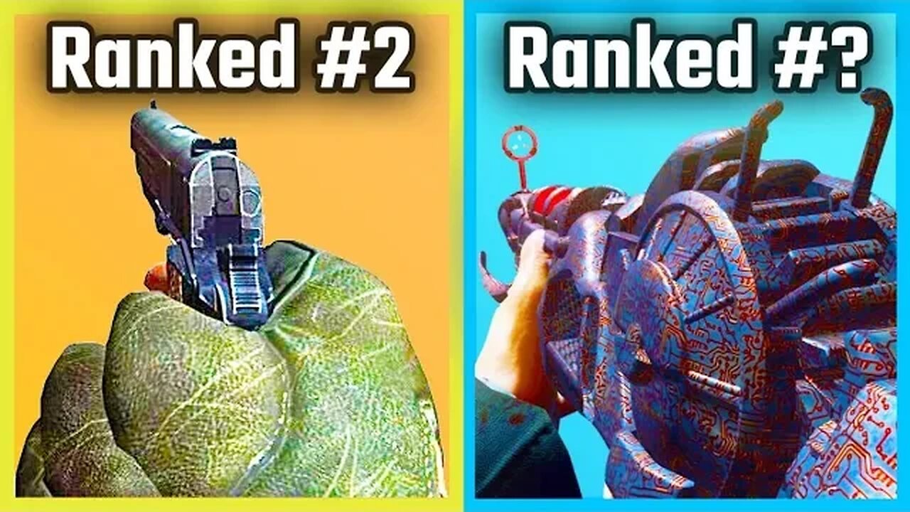 RANKING EVERY STARTING PISTOL IN ZOMBIES.