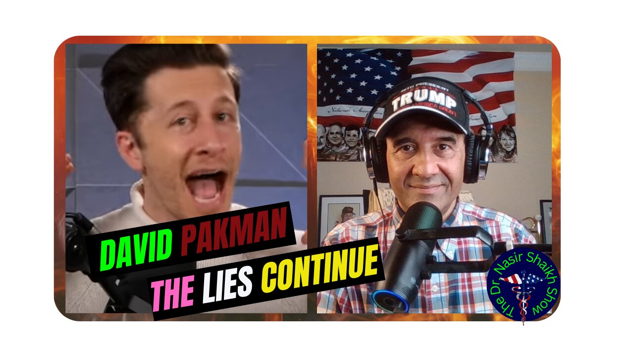 David Pakman Running Scared - AFRAID Of Trumps Winning Message - David Invents LIES To Counter