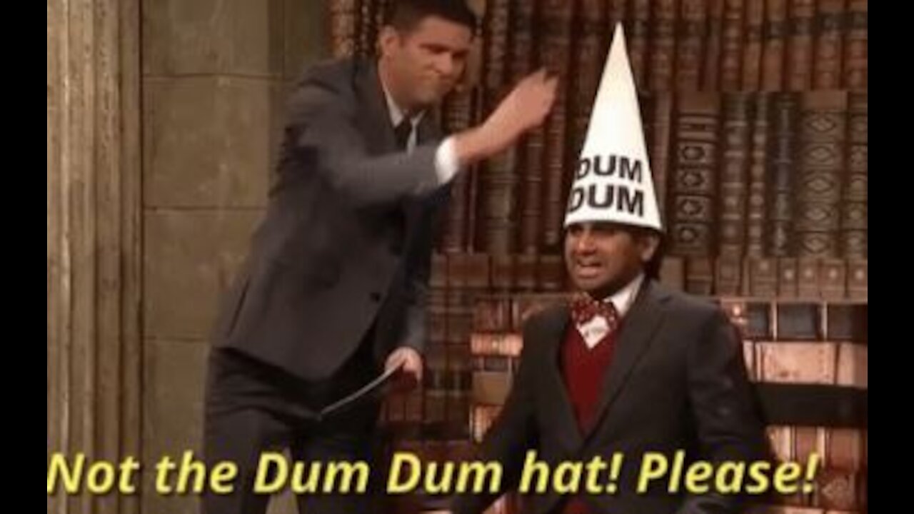 THE DUNCE CAP OF THE MONTH AWARD – The Correct Views 11.30.2020