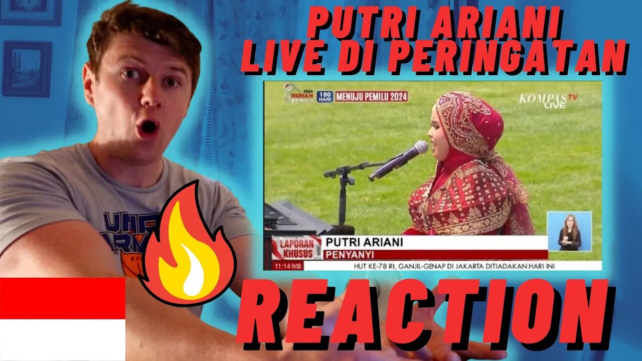 Putri Ariani LIVE Di Peringatan HUT Ke78 RI((IRISH REACTION!))