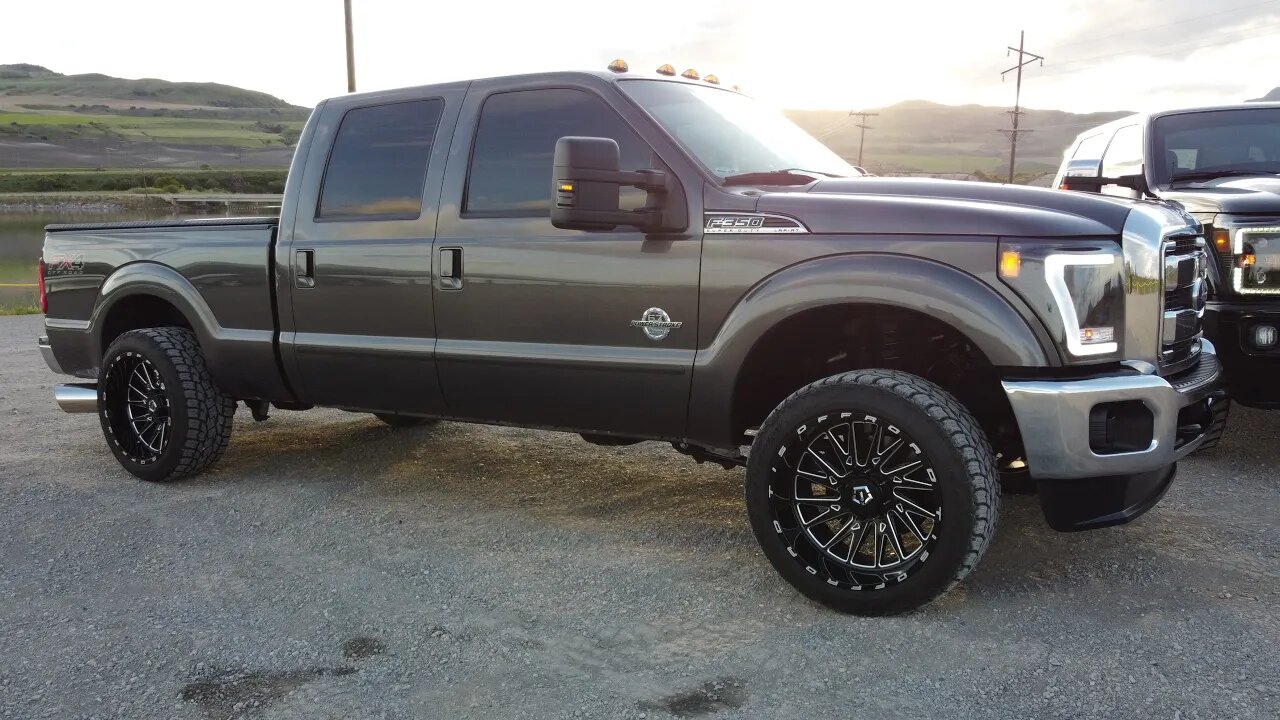 TIS 547 BM 22x12 2015 F350 Lariat 6.7 Powerstroke