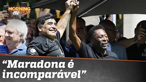 Pelé homenageia Maradona: “Você é incomparável”