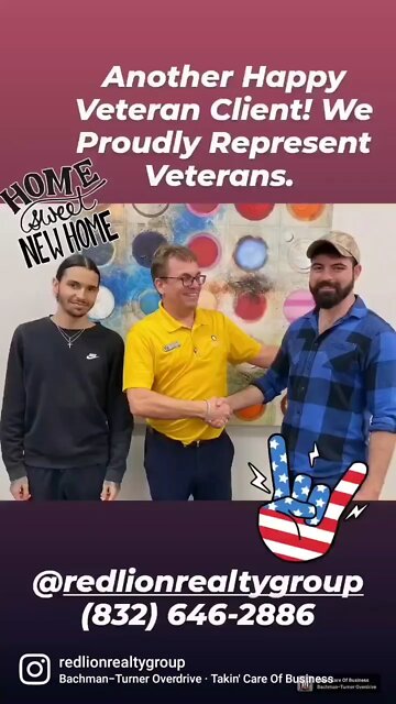 Happy Veteran Client