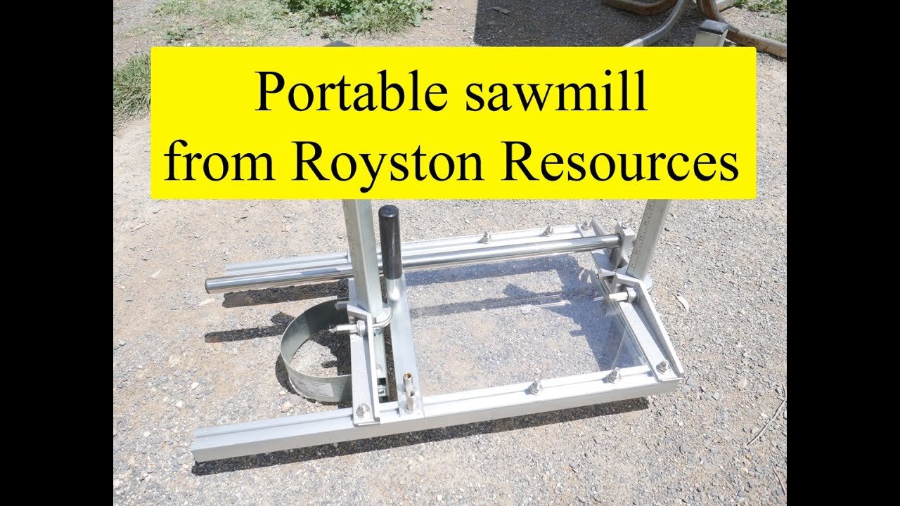 Portable sawmill review from Royston Resources - Dismantling to see how it is built