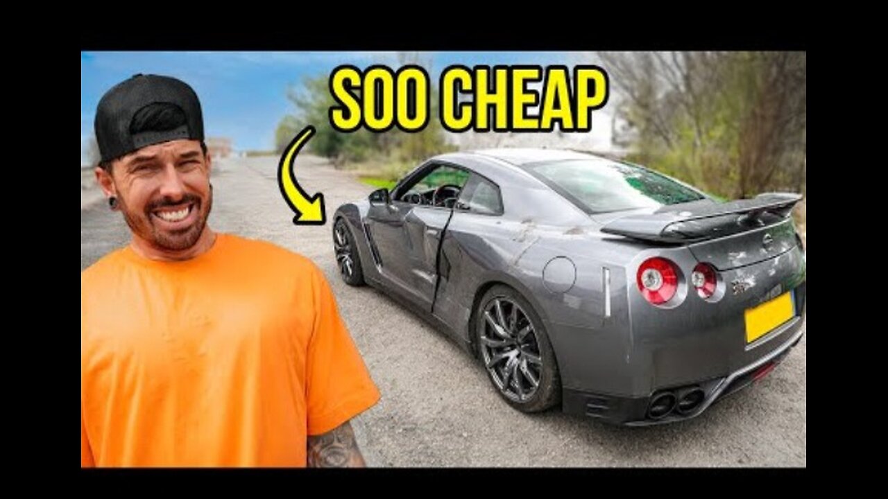 I BOUGHT A WRECKED NISSAN GTR THEN REBUILT IT IN 24 HOURS