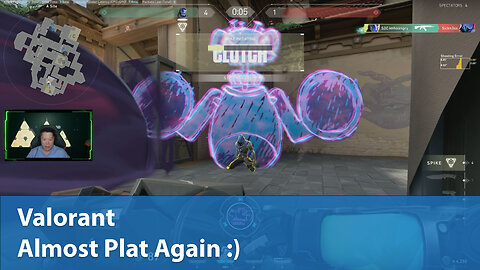 Almost Plat again :) | Competitive 3W-1L | Valorant