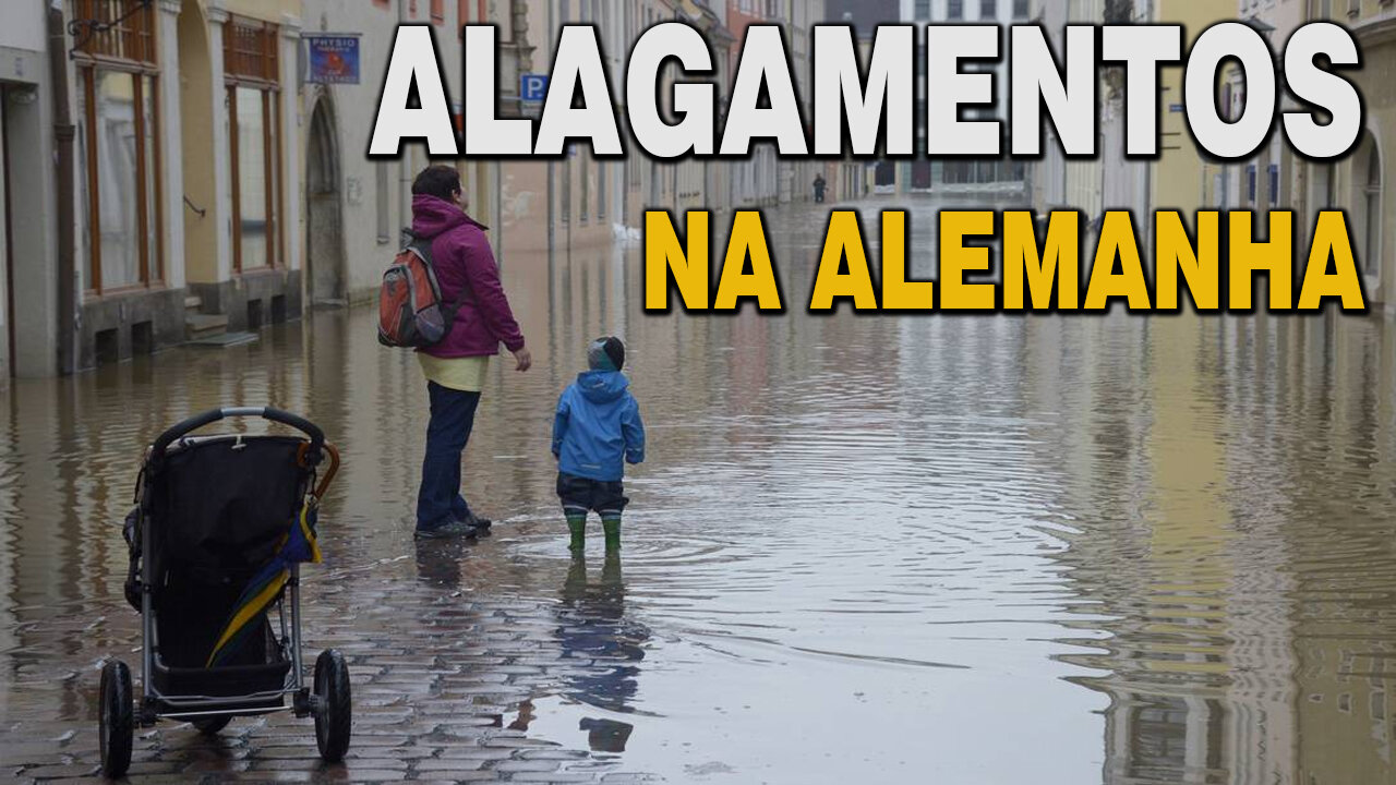 ⚠️Heavy floods have turned the streets of Germany into rivers! Stolberg, Rheine