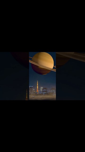 Saturn on its collision course to Earth #shorts #saturn