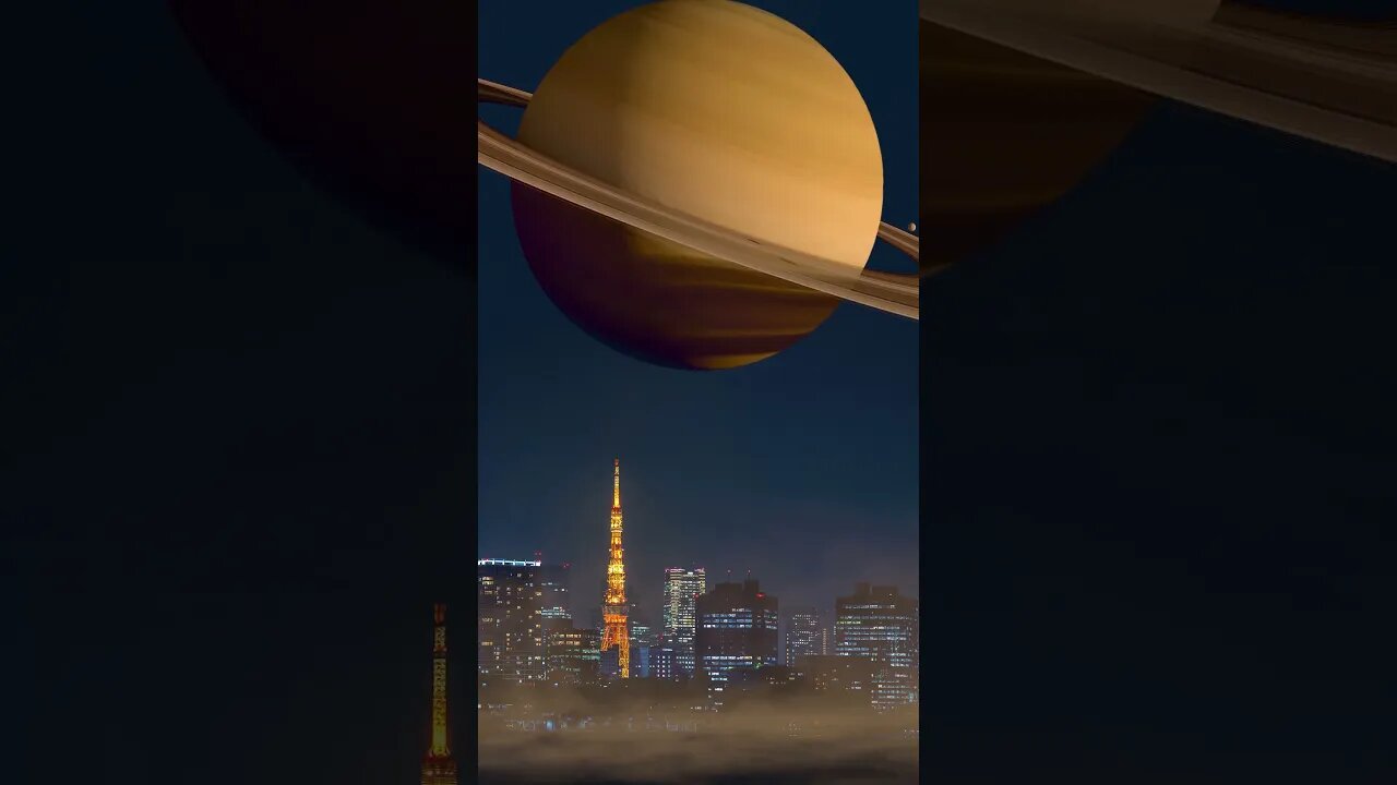 Saturn on its collision course to Earth #shorts #saturn